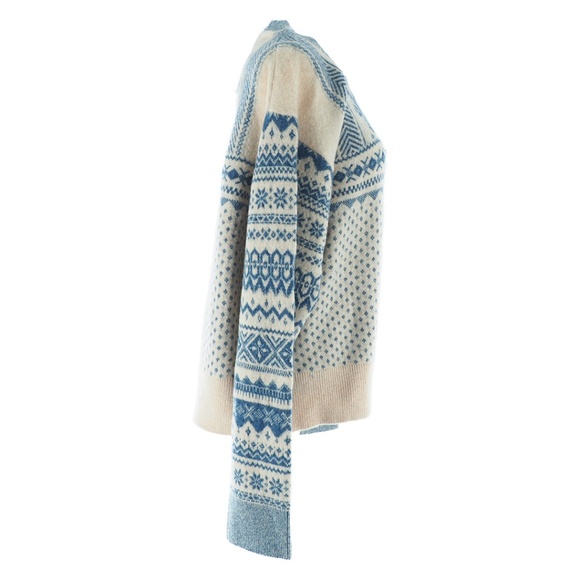 J. Crew Fair Isle Snowflake Crewneck in Supersoft Yarn - Picture 9 of 11